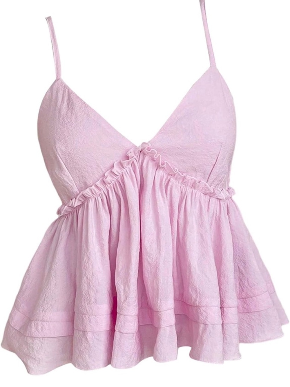 Pink Babydoll Top